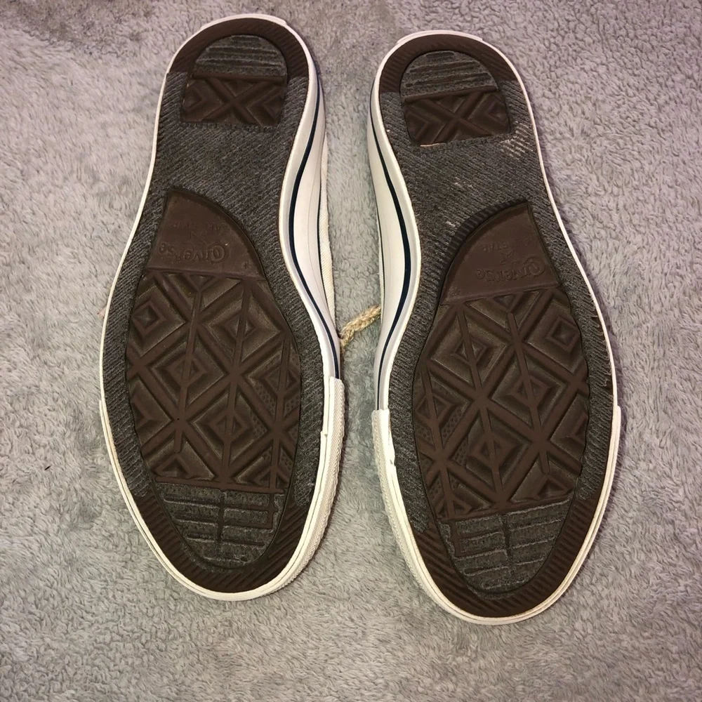 CONVERSE Shoreline Rope Lace Slip On Sneakers Sz 5.5 - Picture 11 of 11